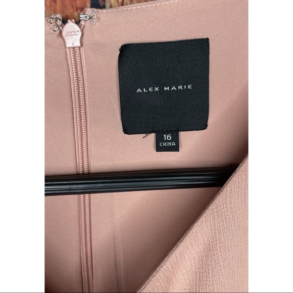 Alex Marie Marian Peach Parfait Shift Dress - Picture 3 of 4